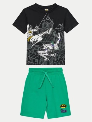 Zdjęcie produktu OVS Komplet t-shirt i szorty sportowe 2017139 Czarny Regular Fit