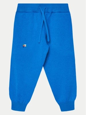 Zdjęcie produktu Pangaia Spodnie dresowe Recycled Cashmere Niebieski Relaxed Fit