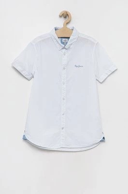 Zdjęcie produktu Pepe Jeans koszula bawełniana dziecięca Misterton kolor biały
