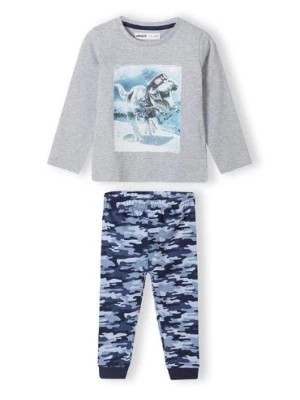 Zdjęcie produktu Piżama z długim rękawem oraz nadrukiem T-rexa dla chłopca Minoti