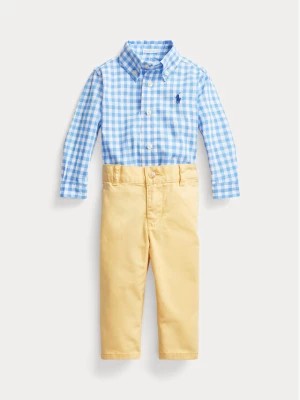 Zdjęcie produktu Polo Ralph Lauren Komplet koszula i spodnie materiałowe 320902172001 Niebieski Regular Fit