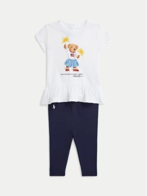 Zdjęcie produktu Polo Ralph Lauren Komplet t-shirt i legginsy 310942863001 Granatowy Regular Fit
