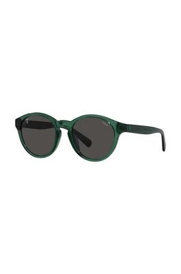 Zdjęcie produktu Polo Ralph Lauren okulary przeciwsłoneczne dziecięce kolor zielony 0PP9505U