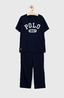 Zdjęcie produktu Polo Ralph Lauren piżama dziecięca kolor granatowy