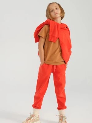 Zdjęcie produktu Pomarańczowe spodnie dresowe - unisex - Limited Edition