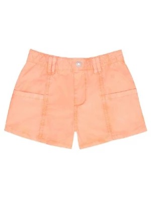 Zdjęcie produktu Pomarańczowe szorty basic bawełniane dla dziewczynki Minoti