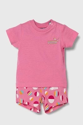 Zdjęcie produktu Puma komplet dziecięcy ESS+ SUMMER CAMP Infants Set JS kolor różowy
