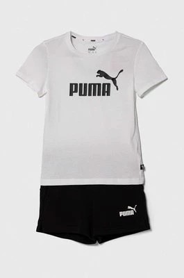 Zdjęcie produktu Puma komplet dziecięcy Logo Tee & Shorts Set kolor biały