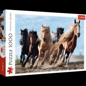 Zdjęcie produktu Puzzle 1000 el. Galopujące konie