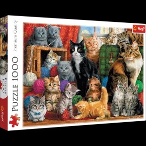 Zdjęcie produktu Puzzle 1000 el. Kocie spotkanie