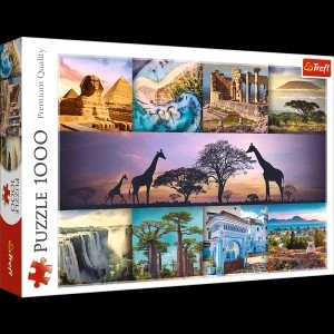 Zdjęcie produktu Puzzle 1000 el. Kolaż - Afryka