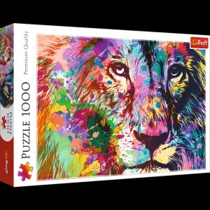 Zdjęcie produktu Puzzle 1000 el. Kolorowy lew