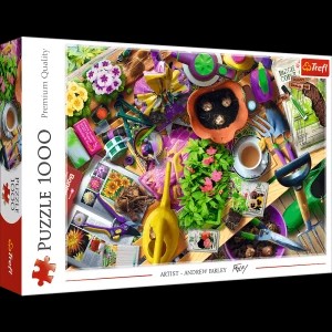 Zdjęcie produktu Puzzle 1000 el. Porządki w ogrodzie