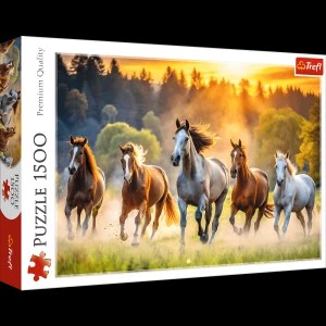 Zdjęcie produktu Puzzle 1500 el. Dzikie konie
