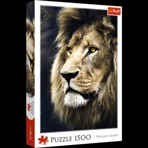 Zdjęcie produktu Puzzle 1500 el. Portret lwa
