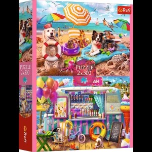Zdjęcie produktu Puzzle 2 x 500 el. Wakacyjny czas