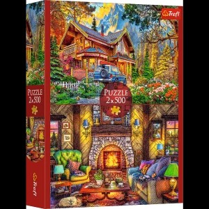 Zdjęcie produktu Puzzle 2 x 500 el. Wycieczka w góry
