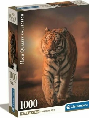 Zdjęcie produktu Puzzle Clementoni Tiger 1000 el. 39773