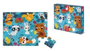 Zdjęcie produktu Puzzle Janod Leśne Zwierzęta 20 el.