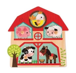 Zdjęcie produktu Puzzle Janod Mieszkańcy farmy