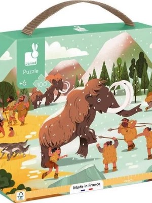 Zdjęcie produktu Puzzle Janod Prehistoria 100 el.