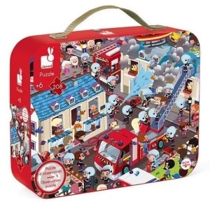 Zdjęcie produktu Puzzle Janod Straż pożarna