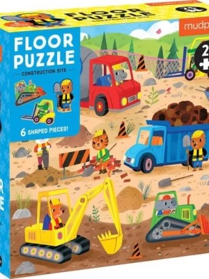 Zdjęcie produktu Puzzle Mudpuppy Plac Budowy 25 el.
