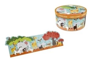 Zdjęcie produktu Puzzle podłogowe SAFARI 36 szt. Scratch