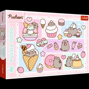 Zdjęcie produktu Puzzle Pusheen 1000 el. Słodki Pusheen