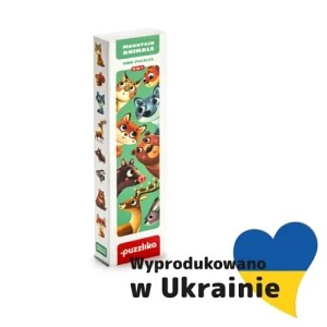 Zdjęcie produktu Puzzlika, Puzzle zwierzęta górskie 8w1