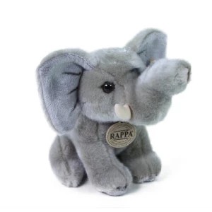 Zdjęcie produktu Rappa Pluszowy siedzący słoń, 18 cm