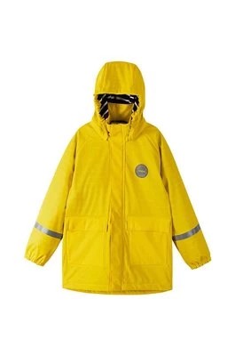 Zdjęcie produktu Reima kurtka przeciwdeszczowa dziecięca kolor żółty