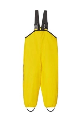 Zdjęcie produktu Reima spodnie przeciwdeszczowe dziecięce kolor żółty