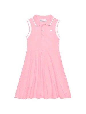 Zdjęcie produktu Różowa sukienka niemowlęca polo Minoti