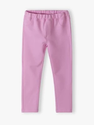 Zdjęcie produktu Różowe spodnie dziewczęce - tregginsy 5.10.15.