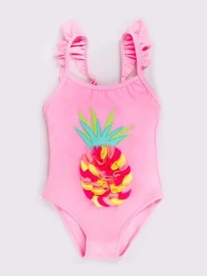 Zdjęcie produktu Różowy kostium kąpielowy jednoczęściowy - 3D ananas Yoclub