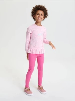Zdjęcie produktu Sinsay - Komplet: bluza i legginsy - różowy