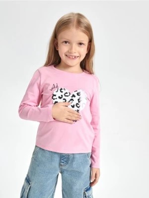 Zdjęcie produktu Sinsay - Koszulka z nadrukiem - różowy