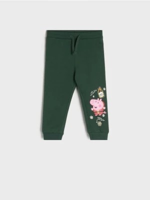 Zdjęcie produktu Sinsay - Spodnie dresowe Świnka Peppa - zielony