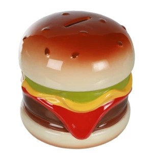 Zdjęcie produktu Skarbonka ceramiczna Hamburger 4-Home