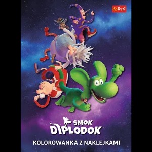 Zdjęcie produktu Smok Diplodok. Kolorowanka z naklejkami