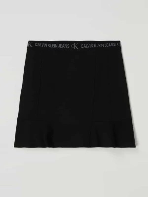 Zdjęcie produktu Spódnica mini z paskiem z logo Calvin Klein Jeans
