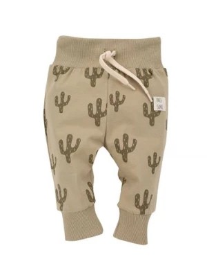 Zdjęcie produktu Spodnie niemowlęce w kaktusy zielone Pinokio