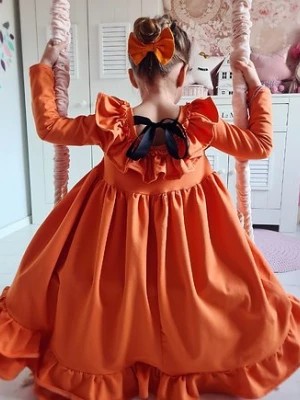 Zdjęcie produktu Sukienka Dresowa Energy Orange FajnieUbieramy