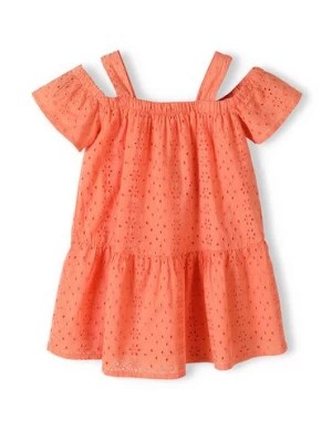 Zdjęcie produktu Sukienka niemowlęca haftowana  na lato z bawełny Minoti