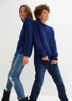 Zdjęcie produktu Sweter dziecięcy z dzianiny z bawełny bonprix