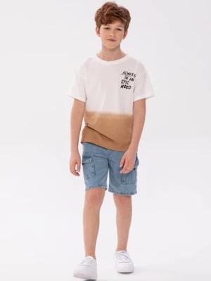 Zdjęcie produktu Szorty jeansowe typu bojówki dla chłopca Minoti
