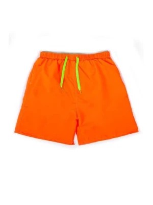 Zdjęcie produktu Szorty plażowe kąpielowe chłopięce neonowe pomarańczowe Yoclub