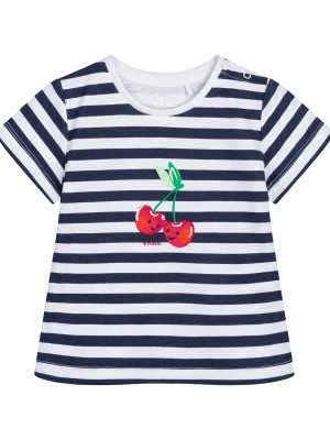 Zdjęcie produktu T-shirt dla dziecka do 2 lat, z wiśniami, w paski Endo