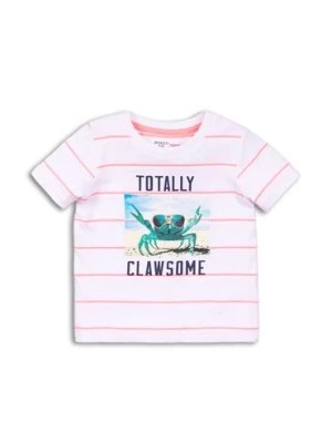 Zdjęcie produktu T-shirt niemowlęcy z krabem - biały Minoti